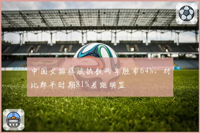 中国女排蔡斌执教两年胜率64%，对比郎平时期81%差距明显